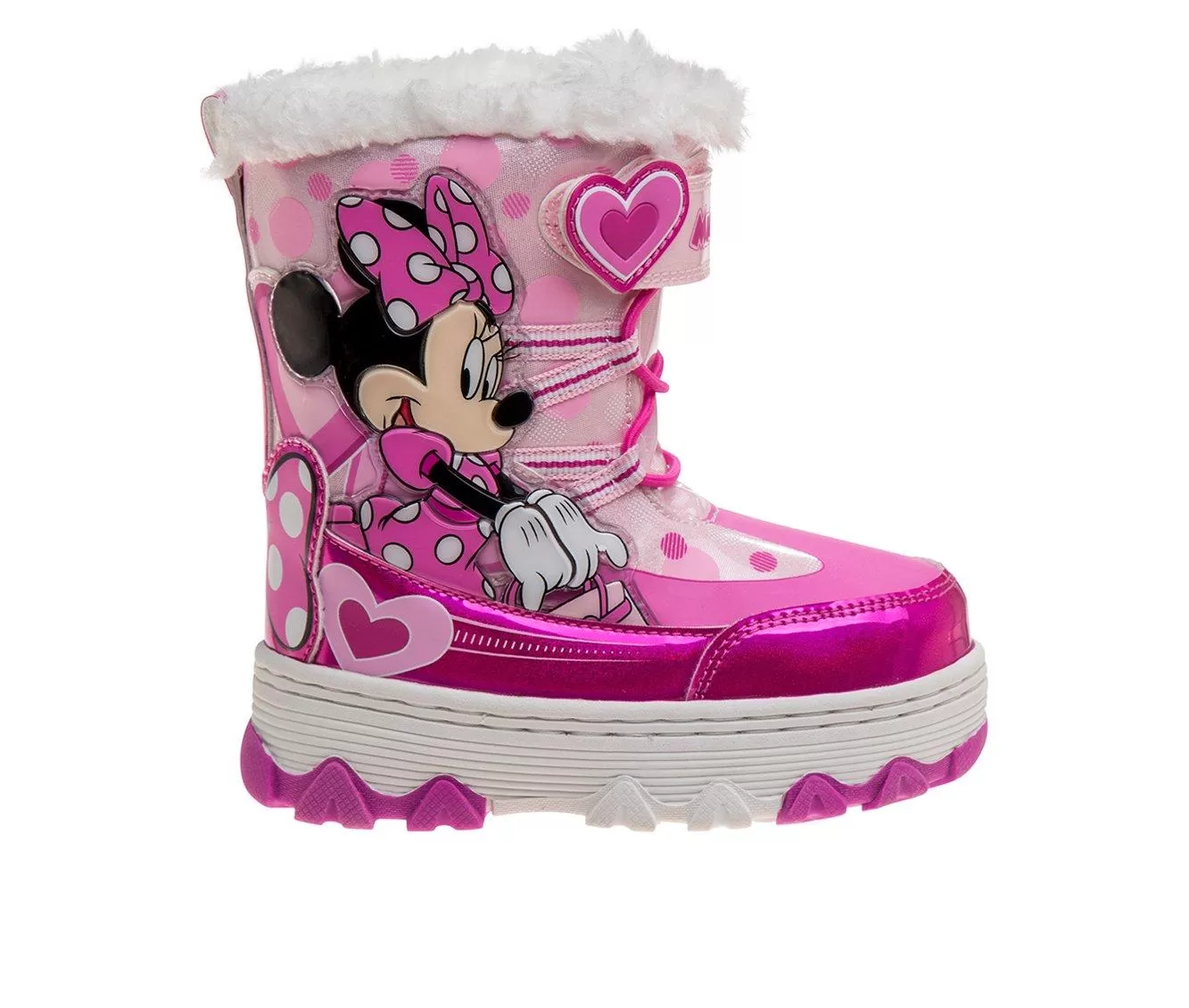 Girls' Disney Toddler & Little Kid Warm Minnie Winter Boots 3 Girls' Disney Toddler & Little Kid Warm Minnie Winter Boots