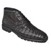 Los Altos Black All-Over Genuine Crocodile Chukka Ankle Boots ZA2068205