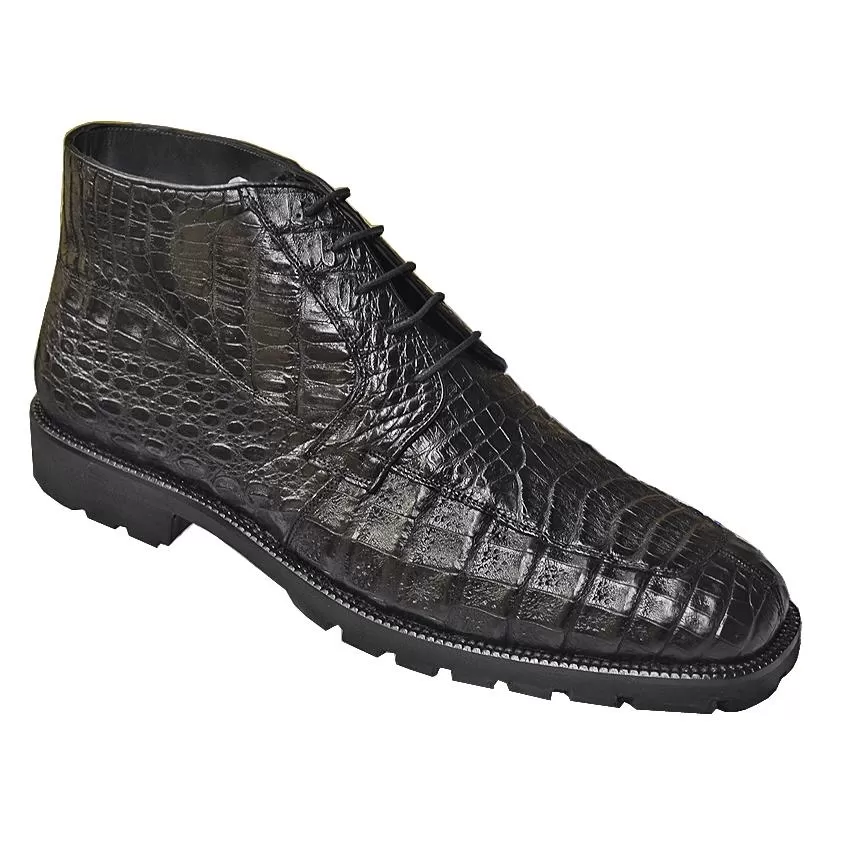 Los Altos Black All-Over Genuine Crocodile Chukka Ankle Boots ZA2068205 3 Los Altos Black All-Over Genuine Crocodile Chukka Ankle Boots ZA2068205