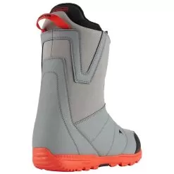 Burton Men's Moto Boa Snowboard Boots [2022] -Winter Boot Store Burton Mens Moto Boa Snowboard Boots 2022 Gray Red Back