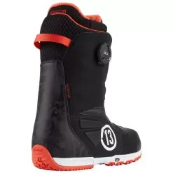 Burton Men's Ruler Boa Snowboard Boots [2022] -Winter Boot Store Burton Mens Ruler Boa Snowboard Boots 2022 Black Red Back