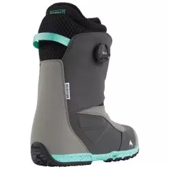 Burton Men's Ruler Boa Snowboard Boots [2022] -Winter Boot Store Burton Mens Ruler Boa Snowboard Boots 2022 Gray Teal Back