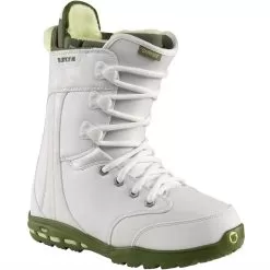 Burton Sapphire Snowboard Boots - Women's [2015] -Winter Boot Store Burton Sapphire Womens Snowboard Boots 2015 White Green 1