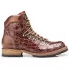 Belvedere "Damian" Peanut Genuine Alligator / Italian Calf Boots CB03.
