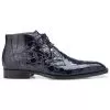 Belvedere "Stefano" Navy Genuine All Over Alligator Lace-up Ankle Boots R17. -Winter Boot Store belvedere stefano navy genuine all over alligator lace up ankle boots r17 23528