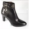 Mauri Ladies Black Genuine Leather Silver Lock Dress Boots. 2 Mauri Ladies Black Genuine Leather Silver Lock Dress Boots. -Winter Boot Store black20leather20lock
