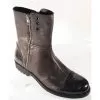 Mauri Dark Brown Genuine All- Over Alligator Side Zip Boots. -Winter Boot Store brownalligoator 1