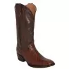Ferrini 10741-09 Chocolate Genuine Belly Alligator Leather FR-Toe Cowboy Boots. -Winter Boot Store ferrini 10741 09 chocolate genuine belly alligator leather fr toe cowboy boots 25044