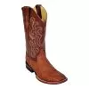 Ferrini 11693-02 Cognac Genuine Ostrich Patch Boots
