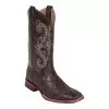 Ferrini 11693-02 "Nicotine" Genuine Ostrich Patch Boots