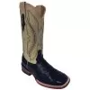 Ferrini Ladies 80193-04 Black / Antique Saddle Genuine Ostrich Cowboy Boots.