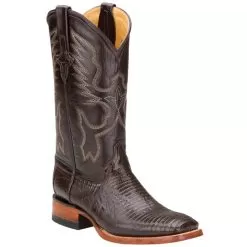 Ferrini Ladies 81193-09 Chocolate Genuine Lizard Boots