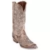 Ferrini Ladies 81761-10 Shabby Genuine Cowhide Leather V-Toe Cowboy Boots. -Winter Boot Store ferrini ladies 81761 10 shabby genuine cowhide leather v toe cowboy boots 25098