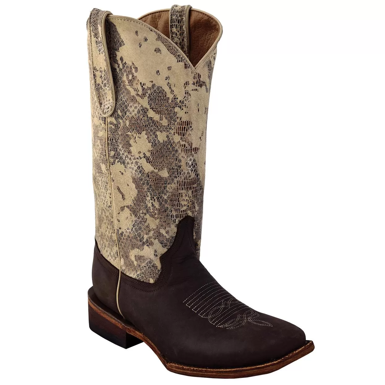 Ferrini Ladies 82693-57 Camo Genuine Cowhide Leather S-Toe Cowboy Boots. 3 Ferrini Ladies 82693-57 Camo Genuine Cowhide Leather S-Toe Cowboy Boots.