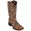 Ferrini Ladies 83093-15 Antique Saddle Genuine Cowhide Leather S-Toe Cowboy Boots. -Winter Boot Store ferrini ladies 83093 15 antique saddle genuine cowhide leather s toe cowboy boots 25097