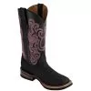 Ferrini Ladies 85093-04 Black Genuine Cowhide Leather S-Toe Cowboy Boots. 2 Ferrini Ladies 85093-04 Black Genuine Cowhide Leather S-Toe Cowboy Boots. -Winter Boot Store ferrini ladies 85093 04 black genuine cowhide leather s toe cowboy boots 25119