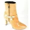 Mauri Ladies Light Rust Genuine Alligator Gold Lock Dress Boots. -Winter Boot Store light20gold20rust