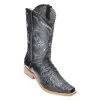 Los Altos Black All-Over Genuine Smooth Crocodile Square Toe Cowboy Boots 711705 -Winter Boot Store los altos black all over genuine smooth crocodile square toe cowboy boots 711705 9017