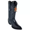 Los Altos Black Genuine All-Over Ostrich Leg Medium R-Toe Cowboy Boots 600505 -Winter Boot Store los altos black genuine all over ostrich leg medium r toe cowboy boots 600505 9214