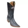 Los Altos Black Silver All-Over Genuine Crocodile Tail 3X Toe Cowboy Boots 950191 -Winter Boot Store los altos black silver all over genuine crocodile tail 3x toe cowboy boots 950191 8364