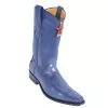 Los Altos Blue Jean Genuine Ostrich Leg With Deer Square Toe Cowboy Boots 770514 -Winter Boot Store los altos blue jean genuine ostrich leg with deer square toe cowboy boots 770514 8884