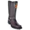 Los Altos Brown All-Over Ostrich Leg Biker Boots 550507 -Winter Boot Store los altos brown all over ostrich leg biker boots 550507 12597