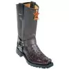 Los Altos Brown Genuine All-Over Crocodile Tail Skin Biker Boots 550107 1 Los Altos Brown Genuine All-Over Crocodile Tail Skin Biker Boots 550107 -Winter Boot Store los altos brown genuine all over crocodile tail skin biker boots 550107 9251