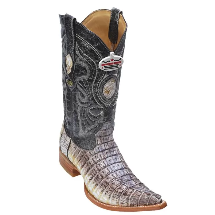 Los Altos Brown Oryx All-Over Genuine Crocodile Tail 3X Toe Cowboy Boots 950139 3 Los Altos Brown Oryx All-Over Genuine Crocodile Tail 3X Toe Cowboy Boots 950139