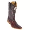 Los Altos Burgundy Genuine All-Over Eel Square Toe Cowboy Boots 710806 -Winter Boot Store los altos burgundy genuine all over eel square toe cowboy boots 710806 9141