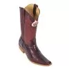 Los Altos Burgundy Genuine All-Over Ostrich Leg Square Toe Cowboy Boots 710506 -Winter Boot Store los altos burgundy genuine all over ostrich leg square toe cowboy boots 710506 9093