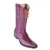 Los Altos Burgundy Genuine Ostrich Leg With Deer Square Toe Cowboy Boots 770506 -Winter Boot Store los altos burgundy genuine ostrich leg with deer square toe cowboy boots 770506 8890