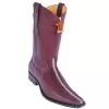 Los Altos Burgundy Genuine Stingray Rowstone W/ Deer Skin Square Toe Cowboy Boots 771106 -Winter Boot Store los altos burgundy genuine stingray rowstone w deer skin square toe cowboy boots 771106 8745