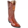 Los Altos Cognac Genuine All-Over Eel J-Toe Cowboy Boots 990803 -Winter Boot Store los altos cognac genuine all over eel j toe cowboy boots 990803 8664