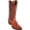 Los Altos Cognac Genuine All-Over Ostrich Leg Medium R-Toe Cowboy Boots 600503 -Winter Boot Store los altos cognac genuine all over ostrich leg medium r toe cowboy boots 600503 9216