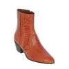 Los Altos Cognac Genuine All-Over Ostrich Leg Medium Round Toe Ankle Boots 630503 -Winter Boot Store los altos cognac genuine all over ostrich leg medium round toe ankle boots 630503 9191