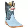 Los Altos Kid's Baby Blue All-Over Ostrich Print 3X Toe Cowboy Boots 3450319 -Winter Boot Store los altos kid s baby blue all over ostrich print 3x toe cowboy boots 3450319 12873