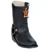 Los Altos Kid's Black Genuine Deer Motorcycle Style Boots 448305 -Winter Boot Store los altos kid s black genuine deer motorcycle style boots 448305 12899