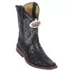 Los Altos Kid's Black Genuine Ostrich Square Toe Cowboy Boots 430305 1 Los Altos Kid's Black Genuine Ostrich Square Toe Cowboy Boots 430305 -Winter Boot Store los altos kid s black genuine ostrich square toe cowboy boots 430305 9572