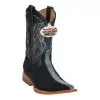 Los Altos Kid's Black Genuine Stingray Rowstone Finish 3X Toe Cowboy Boots 456005 -Winter Boot Store los altos kid s black genuine stingray rowstone finish 3x toe cowboy boots 456005 9548