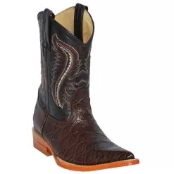 Los Altos Kid's Brown All-Over Anteater Print 3X Toe Boots 3454807