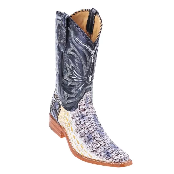 Los Altos Natural All-Over Genuine Crocodile Square Toe Cowboy Boots 711749 3 Los Altos Natural All-Over Genuine Crocodile Square Toe Cowboy Boots 711749