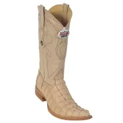 Los Altos Oryx All-Over Genuine Crocodile Tail 3X Toe Cowboy Boots 950111