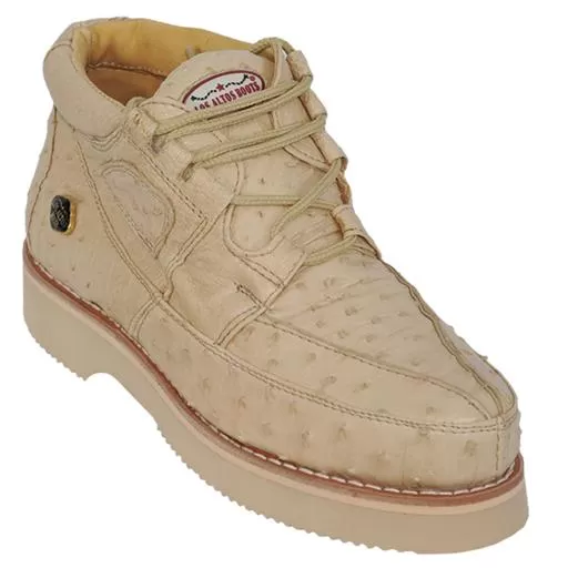 Los Altos Oryx Genuine All-Over Ostrich Casual Boots ZA060311 3 Los Altos Oryx Genuine All-Over Ostrich Casual Boots ZA060311