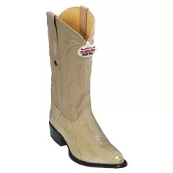 Los Altos Oryx Genuine All-Over Ostrich Leg J-Toe Cowboy Boots 990511