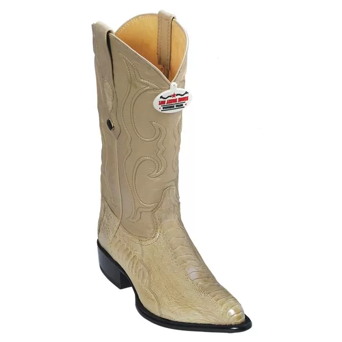 Los Altos Oryx Genuine All-Over Ostrich Leg J-Toe Cowboy Boots 990511 3 Los Altos Oryx Genuine All-Over Ostrich Leg J-Toe Cowboy Boots 990511
