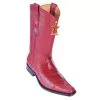 Los Altos Red Genuine Eel / Deer Skin Square Toe Cowboy Boots 770812 -Winter Boot Store los altos red genuine eel deer skin square toe cowboy boots 770812 8942