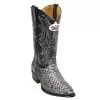 Los Altos Rustic Black Genuine All-Over Python J-Toe Cowboy Boots 995781 -Winter Boot Store los altos rustic black genuine all over python j toe cowboy boots 995781 8642