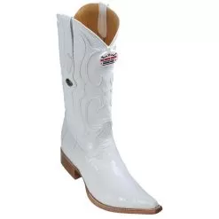 Los Altos White Genuine All-Over Lizard Teju 3X Toe Cowboy Boots 950728