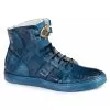 Mauri 6129 Caribbean Blue Genuine Baby Crocodile / Calf Hand Painted Leather Wrap Sole Boots. -Winter Boot Store mauri 6129 caribbean blue genuine baby crocodile calf hand painted leather wrap sole boots 20817