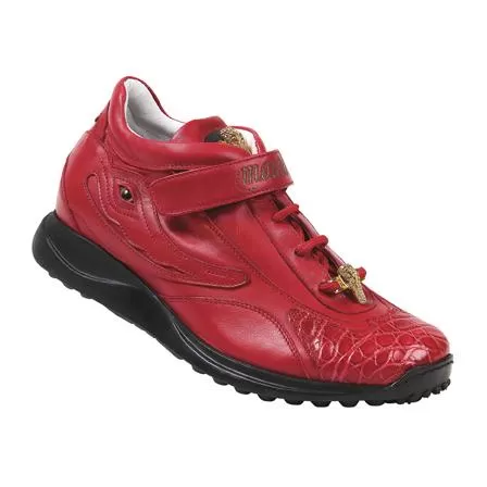 Mauri 8931 Red Genuine Alligator / Nappa Boots With Eyes, Monk Strapes, Mauri Gold Alligator Head 3 Mauri 8931 Red Genuine Alligator / Nappa Boots With Eyes, Monk Strapes, Mauri Gold Alligator Head